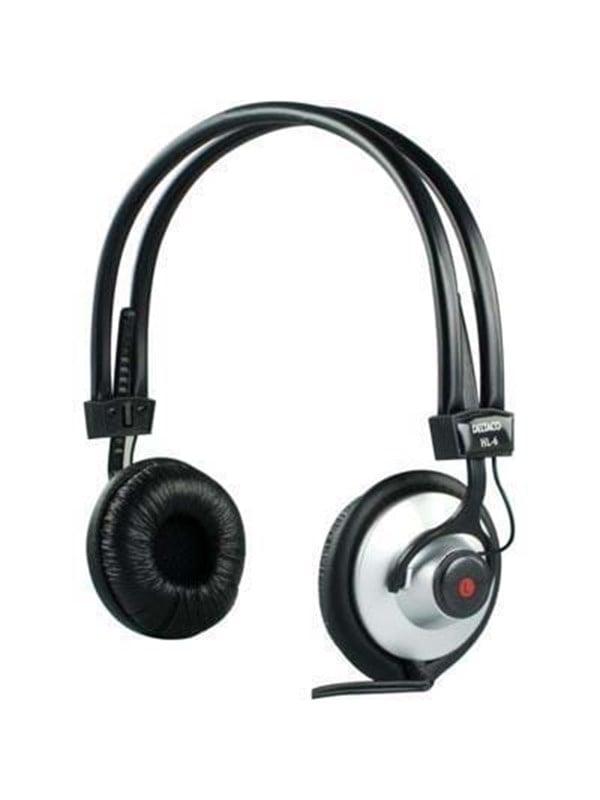 Deltaco HL 6 Headset med Volumekontrol og 2,2m Kabel
