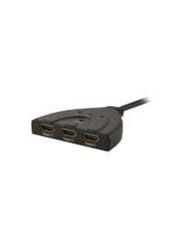 Deltaco HDMI 7001 Video-/Audioswitch med 3 x HDMI
