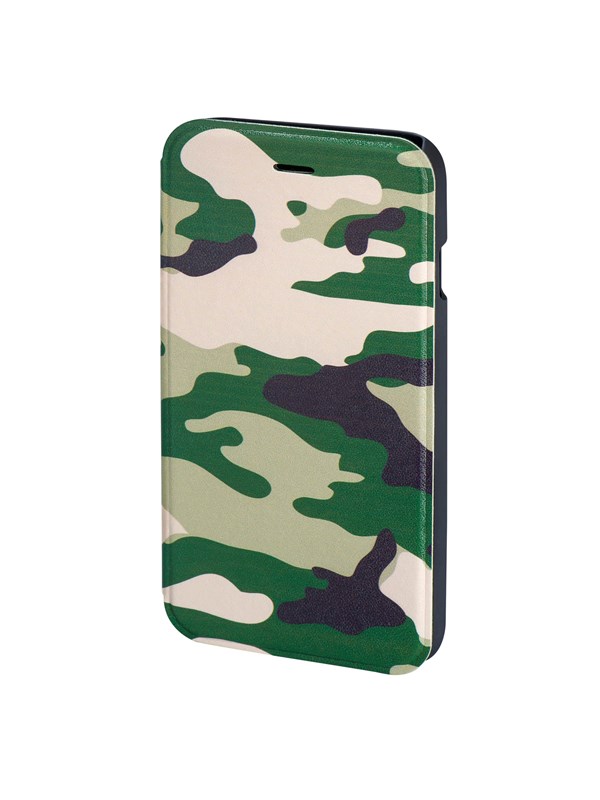 "camouflage" Booklet Case For Apple Iphone 6 6s Green fra Hama