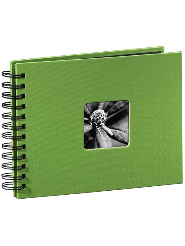 "fine Art" Spiral Album 24 X 17 Cm 50 Black Pages Apple Green fra Hama
