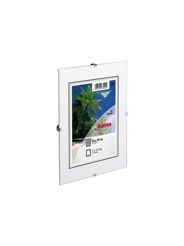 "clip Fix" Frameless Picture Holder Normal Glass 10.5 X 15 Cm fra Hama