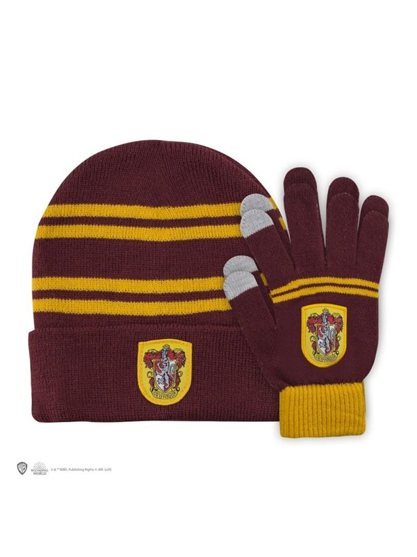 Beanie Gloves Gryffindor Kids Set Eu   Beanie fra Harry Potter