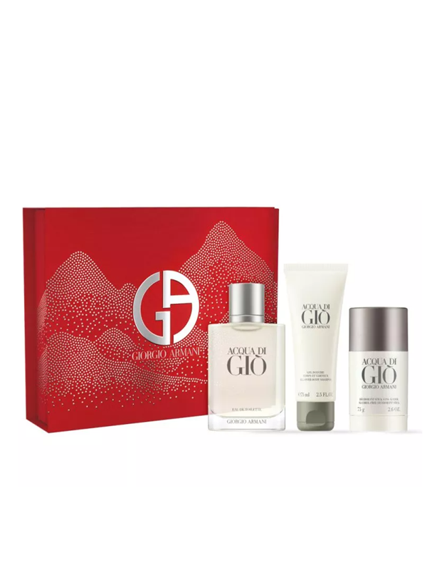 Acqua Di Giò Pour Homme Gavesæt   3 Pcs fra Giorgio Armani