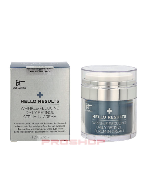 Hello Results Wrinkle Reducing Retinol Serum In Cream   50 Ml fra It Cosmetics