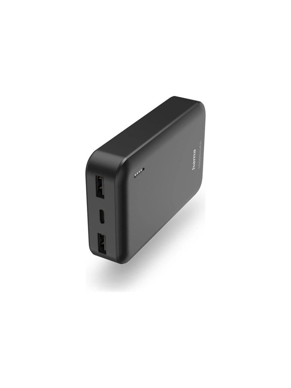&apos;pocket 10&apos; Power Pack 10000 Mah Anthracite Powerbank   Sort   10000 Mah fra Hama