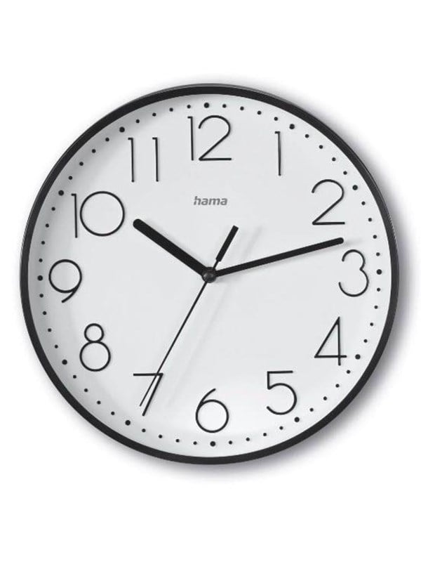&apos;salina&apos; Wall Clock ø 22 Cm Black fra Hama