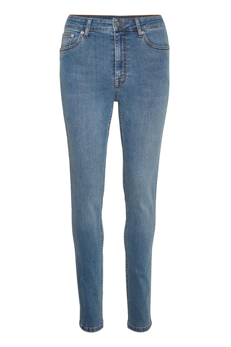 Gestuz Emily Hw Skinny Jeans L.a. Blue - Prisfald!