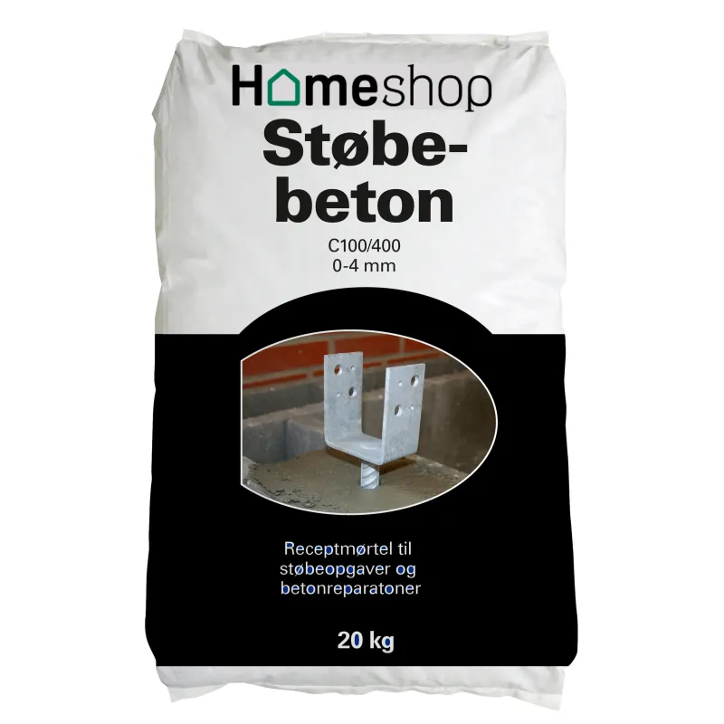 Homeshop Beton Støbebeton 0 4 Mm         20kg fra Skalflex