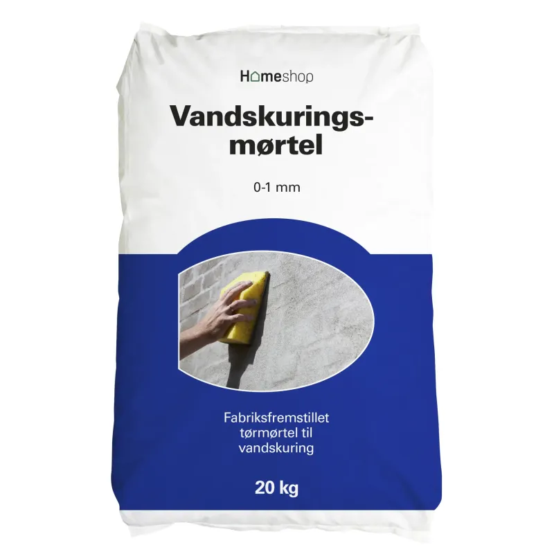 Homeshop Mørtel    20kg Vandskuringsmørtel 0 1 Mm fra Skalflex