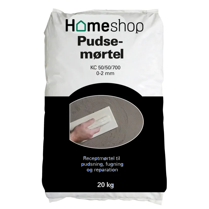 Homeshop Mørtel Pudsemørtel 0 2 Mm         20kg fra Skalflex