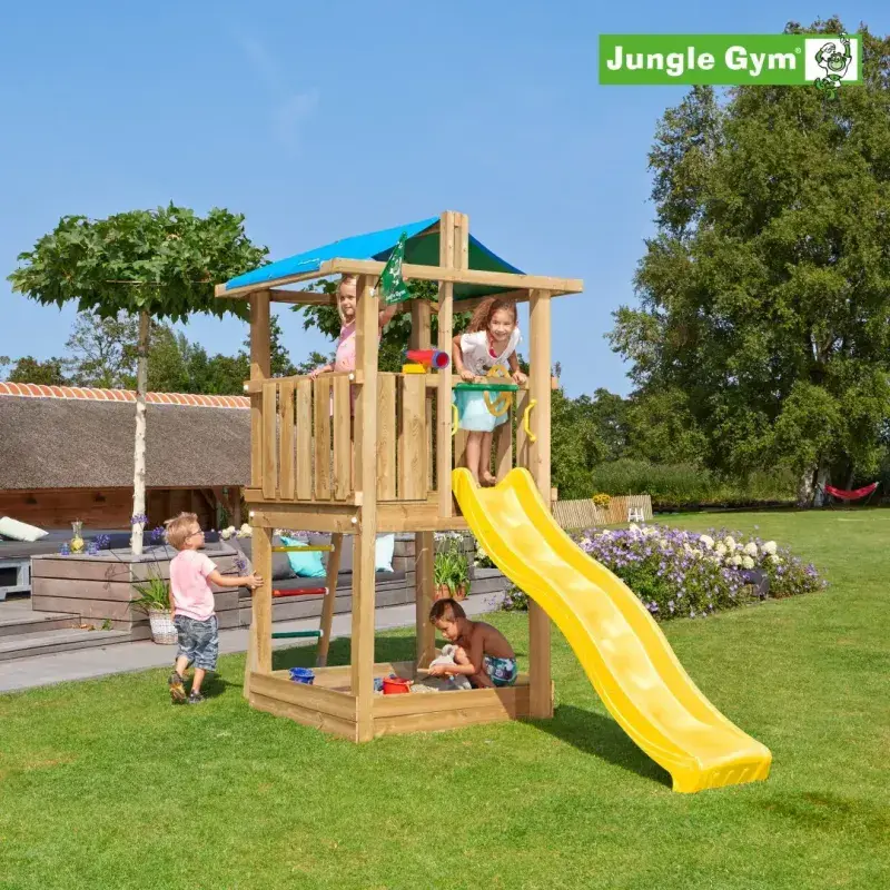 Hut Legetårn Komplet Ekskl. Rutschebane   804 282b fra Jungle Gym