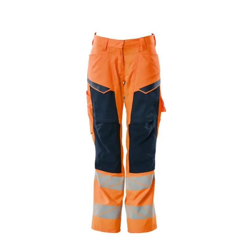 Accelerate Safe Bukser til Dame - Hi-Vis Orange-Mørk Marine