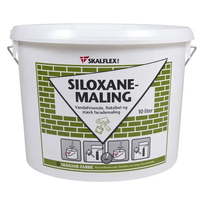 Facademaling Siloxane   Hvid 5lt fra Skalflex