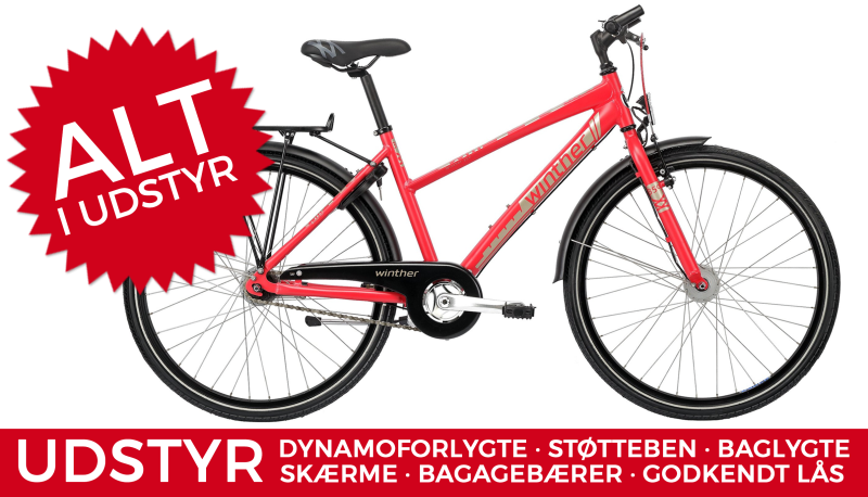 350 Dirt Pige 3g 24"   Hvid fra Winther