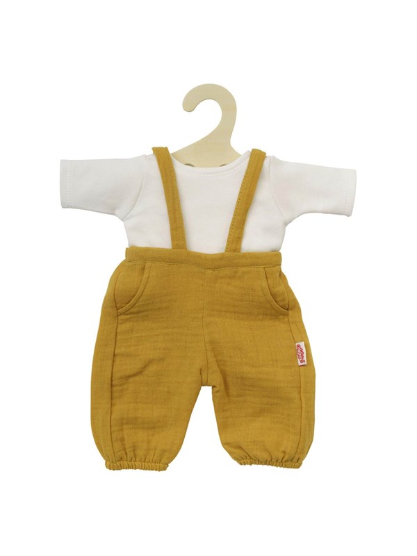 Dolls Dungarees Ocher Yellow Size 28 35 Cm fra Heless