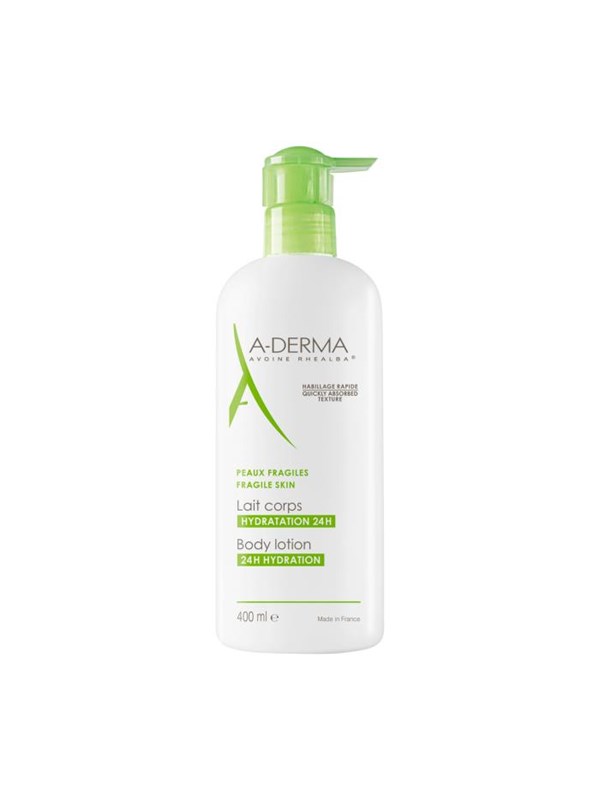 A Derma Body Lotion 24h Hydration 400 Ml fra A-derma