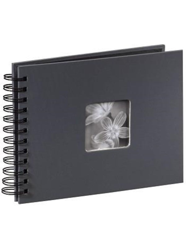 "fine Art" Spiral Album 24 X 17 Cm 50 Black Pages Grey fra Hama