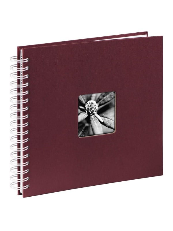 "fine Art" Spiral Album 28x24 Cm 50 White Pages Bordeaux fra Hama