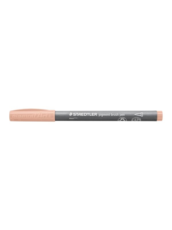 Brush Pigment Pen, æske 10 Stk, Lys Beige fra Staedtler