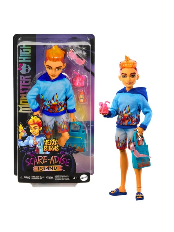 Scare Adise Island Heath Burns Doll fra Monster High