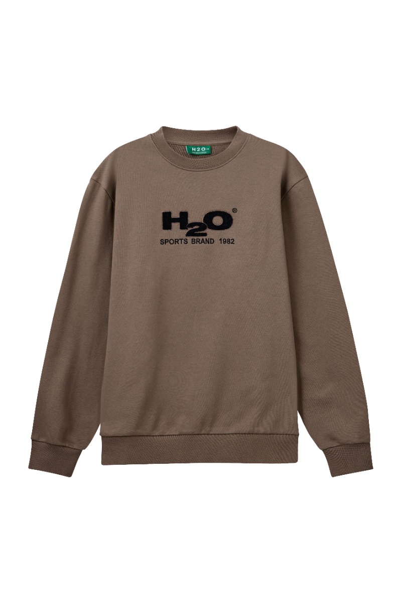 Sweat   Logo Sweat O´neck   Dusty Oak Navy fra H2o