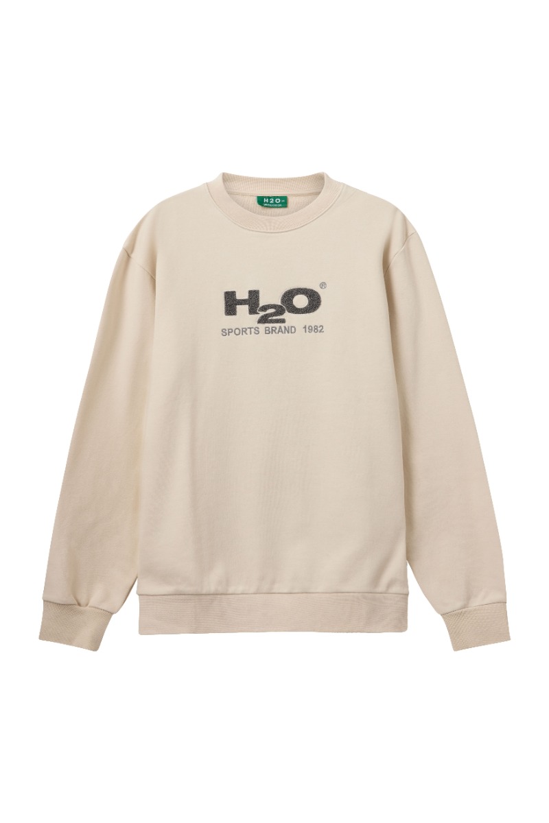 Sweat   Logo Sweat O´neck   Chalk Grey fra H2o