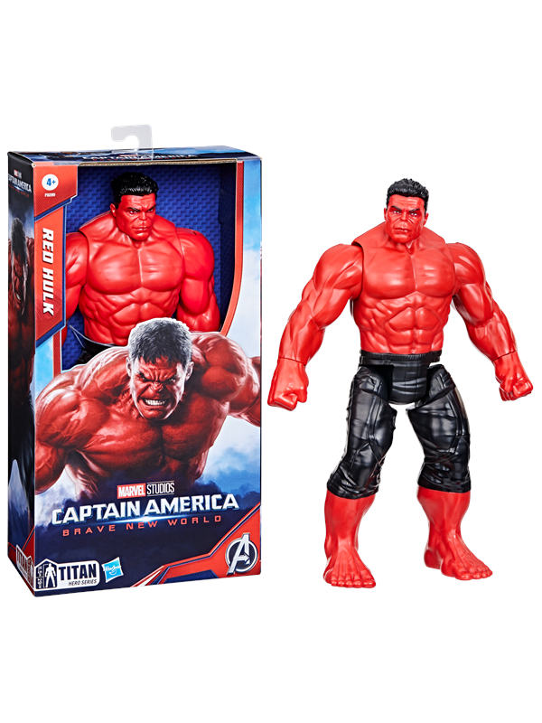 Captain America Brave New World Titan Hero Series Red Hulk 30 Cm fra Marvel