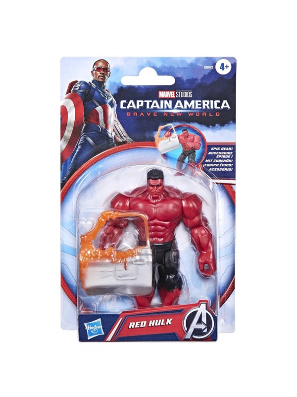 Avengers Red Hulk Deluxe Brave New World 10 Cm fra Marvel
