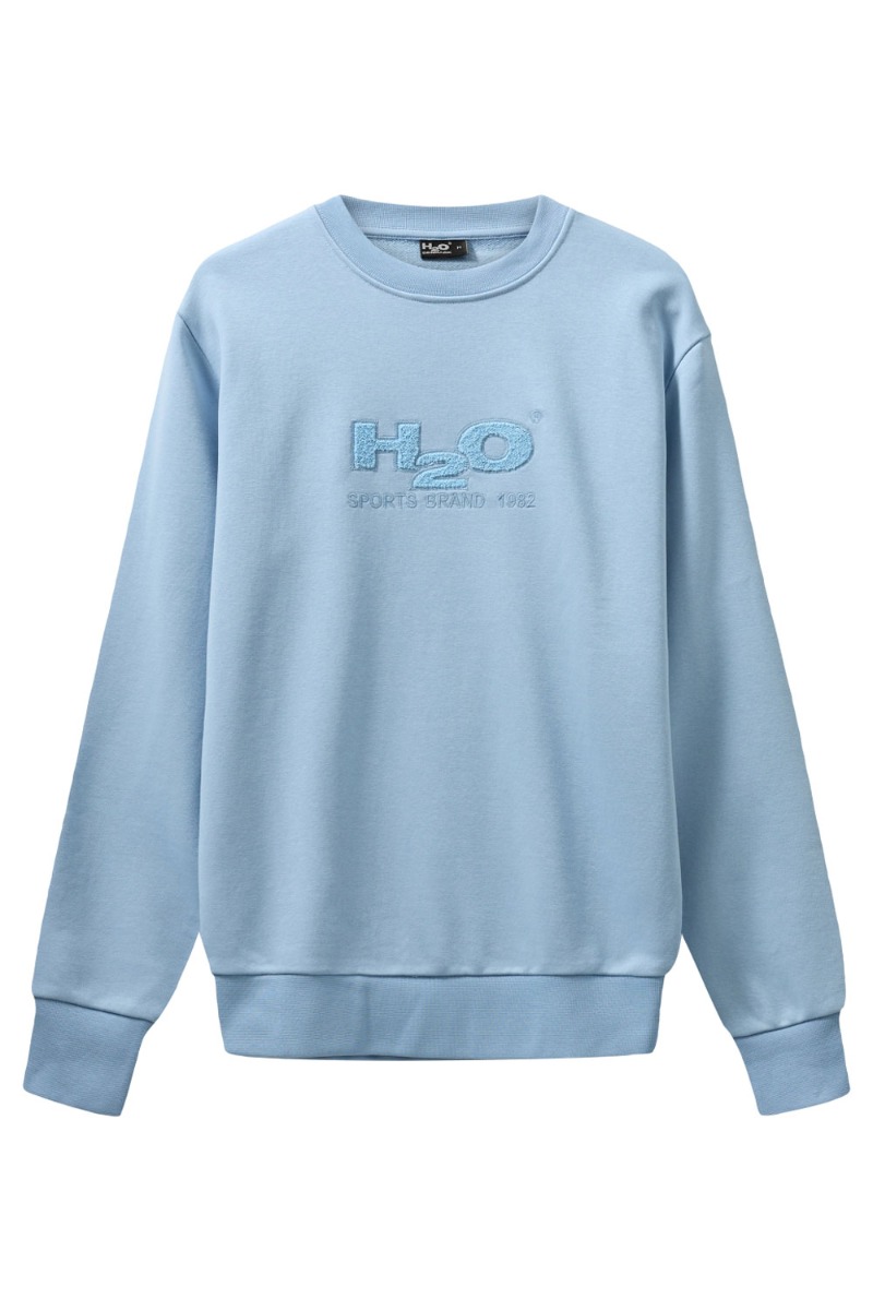 Sweatshirt   Logo Sweat O´neck   Baby Blue fra H2o