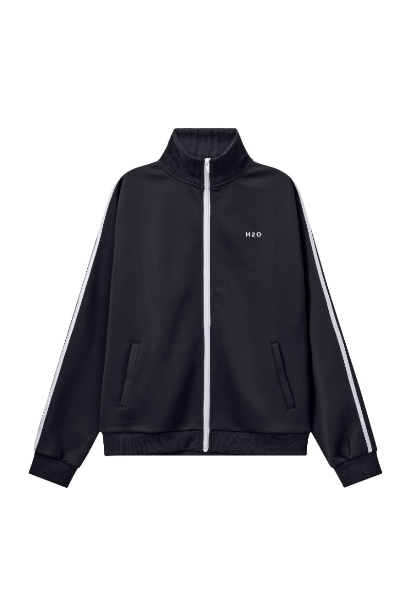 Jakke   Select Tracksuit Zip Jacket   Black fra H2o
