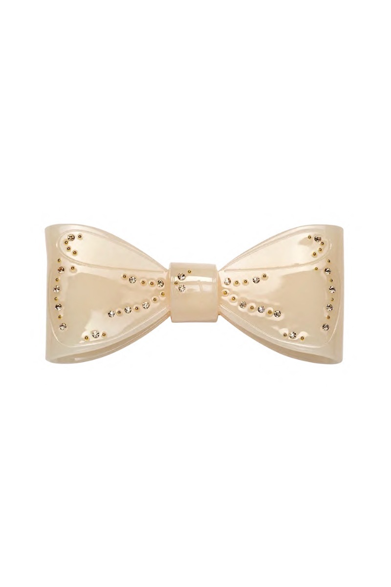 Hårklemme   Ribin Hair Clip   Cream Cream fra Maanesten