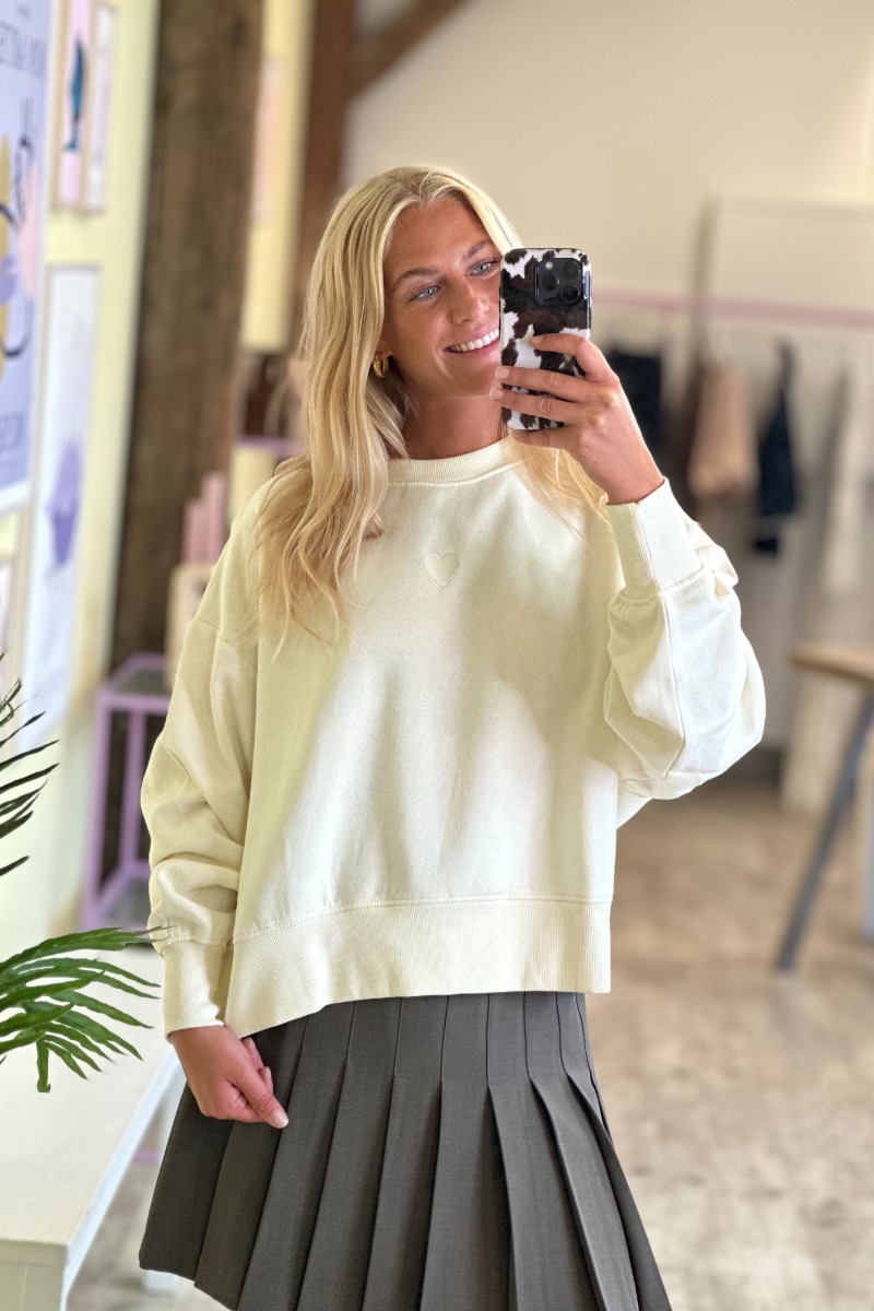 Sweatshirt   Hike Sw7   Porcelain fra Sisters Point